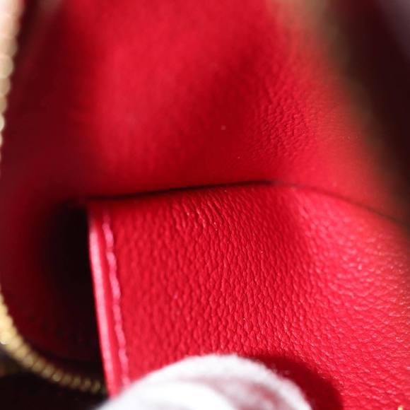 LOUIS VUITTON Vernis Rayure Pochette Cosmetic Pomme D'amour M91721 LV Auth 76184 - Picture 12 of 16